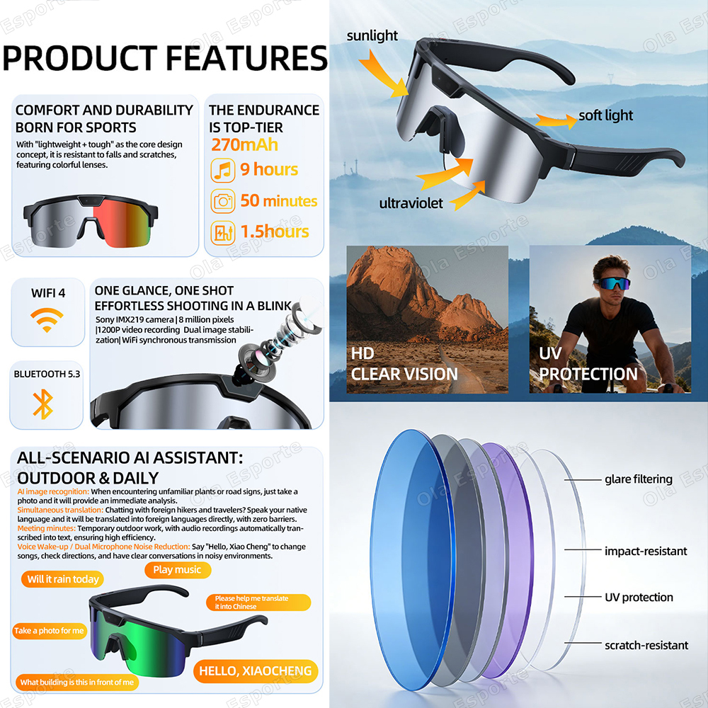 New Ai Intelligent Glasses For – Esports Gaming Video recenzja i cena