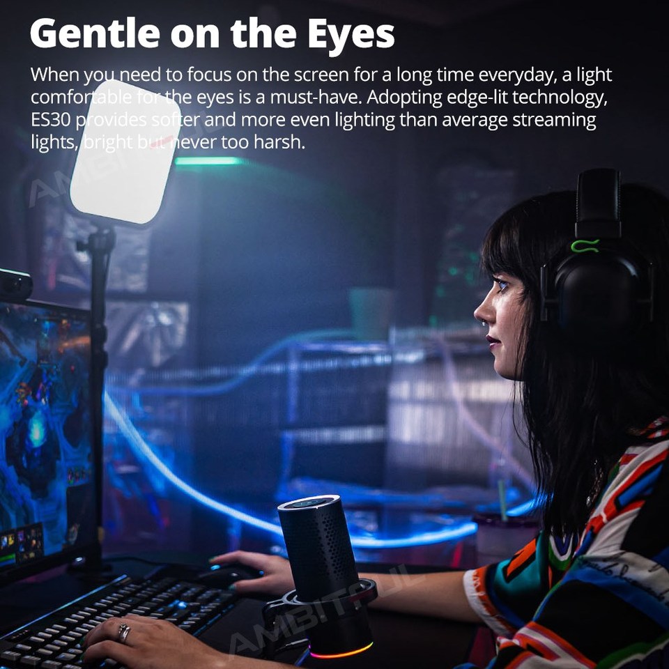 Godox LED Gaming Light ES30 E- – Esports Gaming Video recenzja i cena