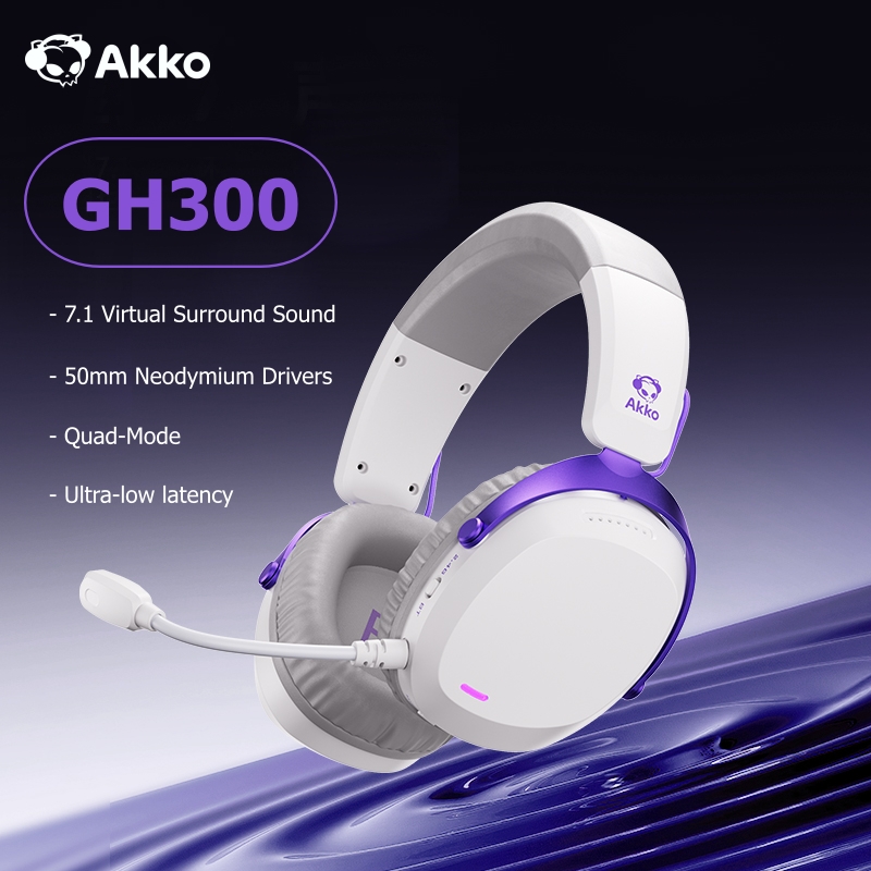 Akko GH300 Headset 7.1 Virtual – Esports Gaming Video recenzja i cena