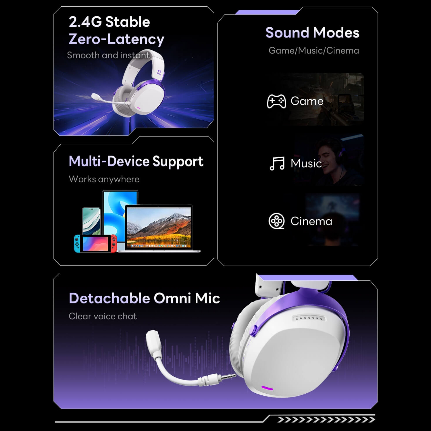 Akko GH300 Headset 7.1 Virtual – Esports Gaming Video recenzja i cena